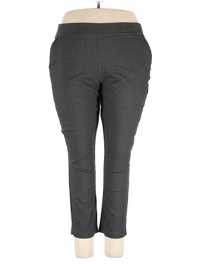 Pre-owned Simply Vera Vera Wang Active Pants In Gray