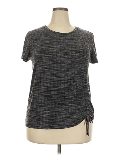 Pre-owned Simply Vera Vera Wang Active T-shirt In Gray
