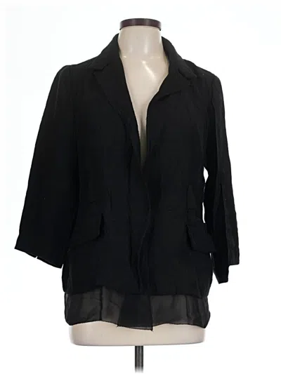 Pre-owned Simply Vera Vera Wang Blazer Jacket In Black
