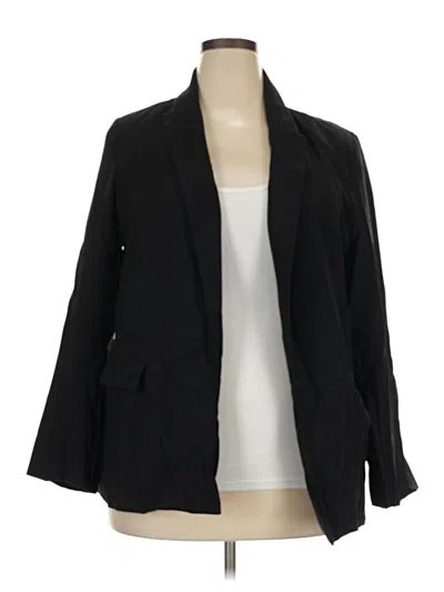 Pre-owned Simply Vera Vera Wang Blazer Jacket In Black