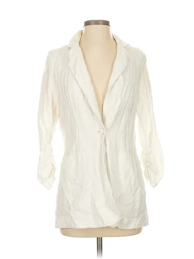 Pre-owned Simply Vera Vera Wang Blazer Jacket In Ivory