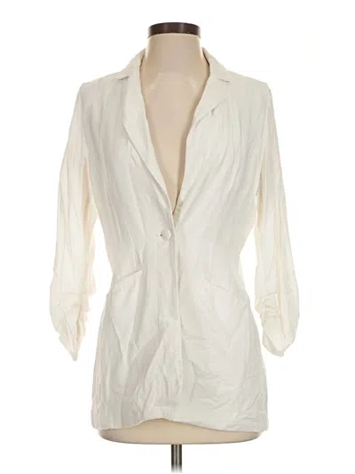 Pre-owned Simply Vera Vera Wang Blazer Jacket In Ivory