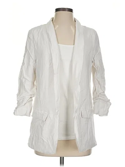 Pre-owned Simply Vera Vera Wang Blazer Jacket In White