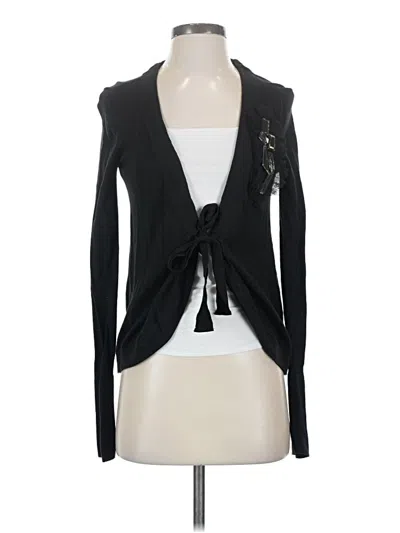 Pre-owned Simply Vera Vera Wang Cardigan Sweater In Black