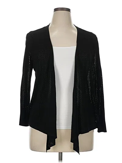 Pre-owned Simply Vera Vera Wang Cardigan Sweater In Black