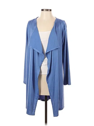Pre-owned Simply Vera Vera Wang Cardigan Sweater In Blue