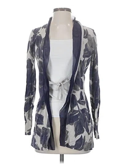Pre-owned Simply Vera Vera Wang Cardigan Sweater In Blue
