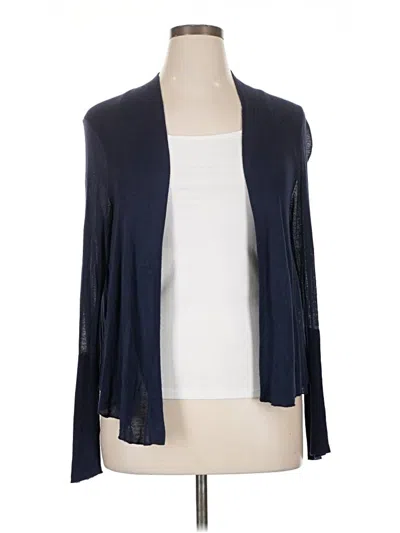 Pre-owned Simply Vera Vera Wang Cardigan Sweater In Blue