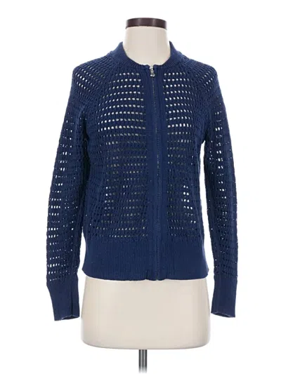 Pre-owned Simply Vera Vera Wang Cardigan Sweater In Blue