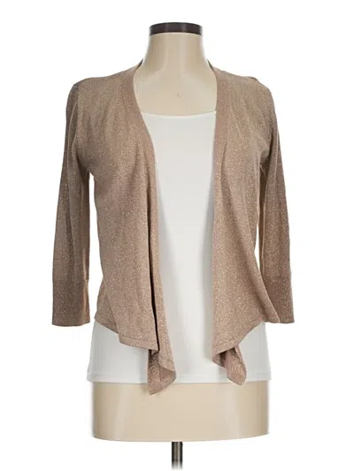 Pre-owned Simply Vera Vera Wang Cardigan Sweater In Brown