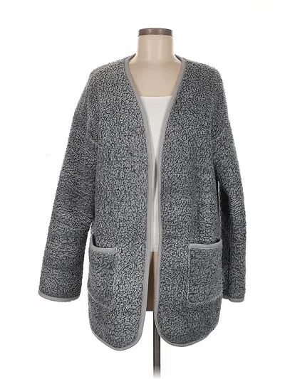 Pre-owned Simply Vera Vera Wang Cardigan Sweater In Gray