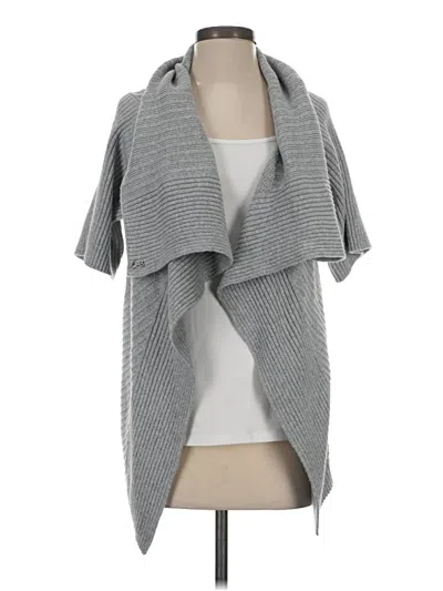Pre-owned Simply Vera Vera Wang Cardigan Sweater In Gray