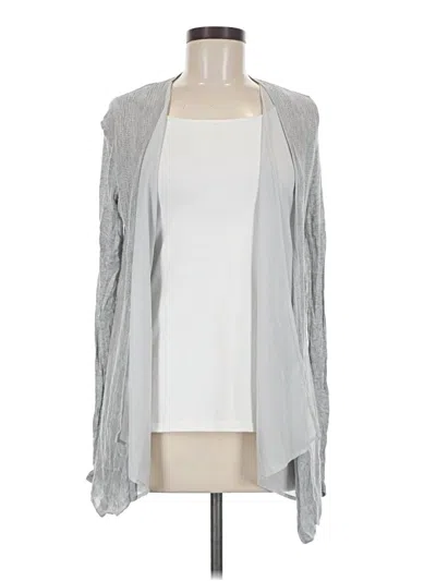 Pre-owned Simply Vera Vera Wang Cardigan Sweater In Gray