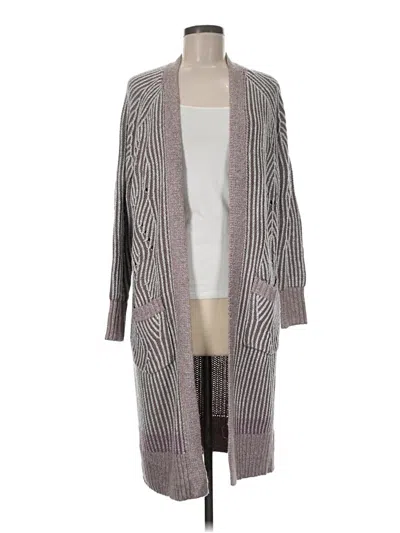 Pre-owned Simply Vera Vera Wang Cardigan Sweater In Gray