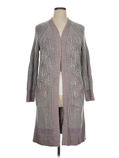 Pre-owned Simply Vera Vera Wang Cardigan Sweater In Purple