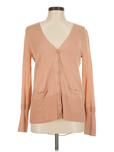 Pre-owned Simply Vera Vera Wang Cardigan Sweater In Tan