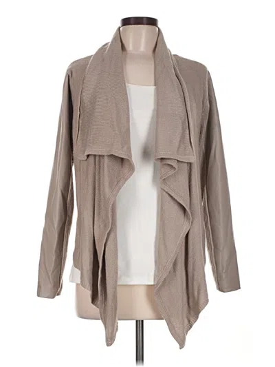 Pre-owned Simply Vera Vera Wang Cardigan Sweater In Tan
