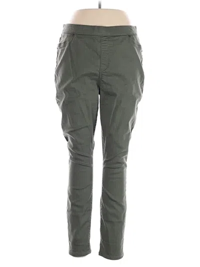 Pre-owned Simply Vera Vera Wang Cargo Pants In Green