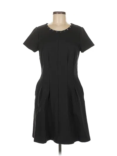 Pre-owned Simply Vera Vera Wang Casual Dress In Black