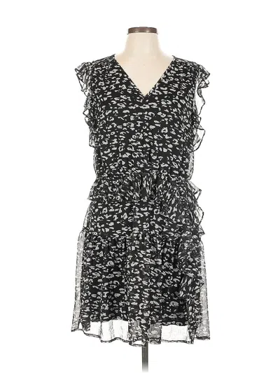 Pre-owned Simply Vera Vera Wang Casual Dress In Black