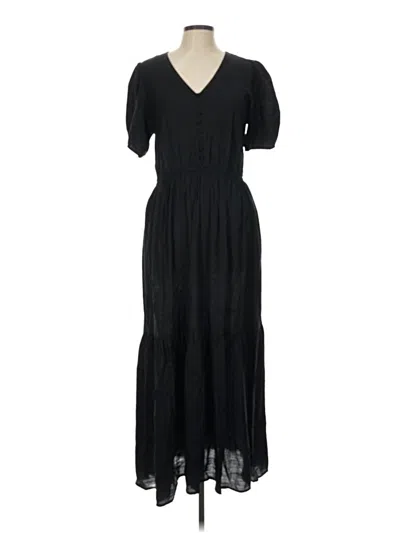 Pre-owned Simply Vera Vera Wang Casual Dress In Black