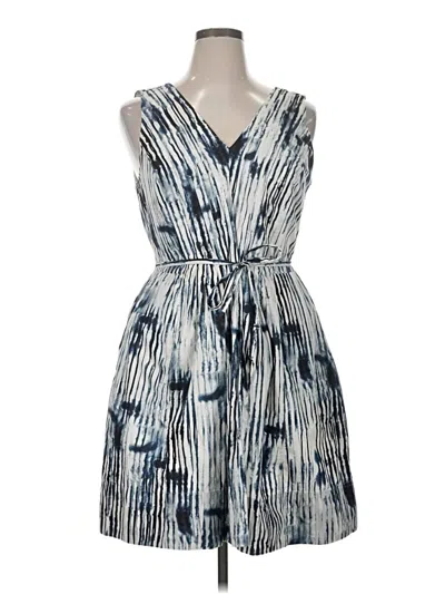Pre-owned Simply Vera Vera Wang Casual Dress In Blue