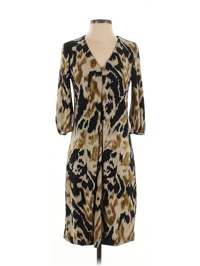 Pre-owned Simply Vera Vera Wang Casual Dress In Brown