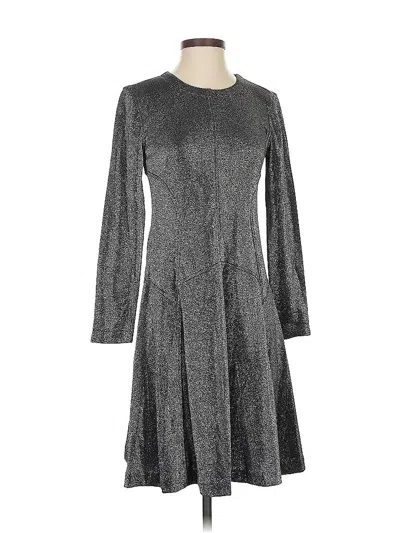 Pre-owned Simply Vera Vera Wang Casual Dress In Gray
