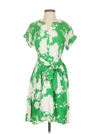 Pre-owned Simply Vera Vera Wang Casual Dress In Green