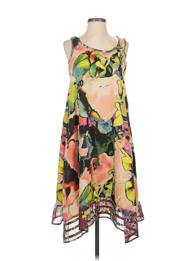 Pre-owned Simply Vera Vera Wang Casual Dress In Green