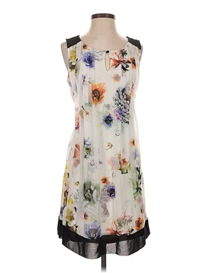 Pre-owned Simply Vera Vera Wang Casual Dress In Ivory