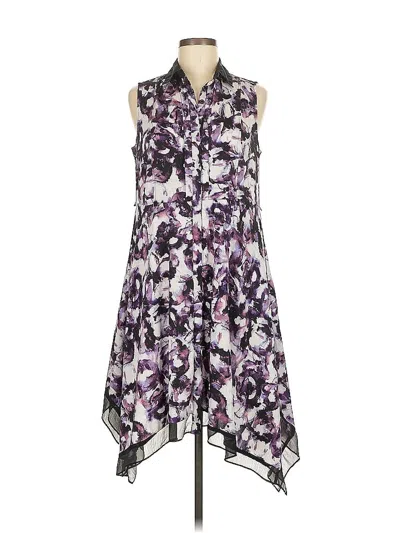 Pre-owned Simply Vera Vera Wang Casual Dress In Purple