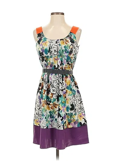 Pre-owned Simply Vera Vera Wang Casual Dress In Purple