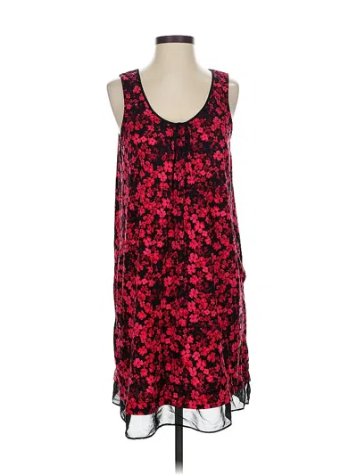 Pre-owned Simply Vera Vera Wang Casual Dress In Red