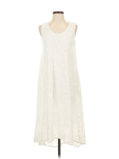 Pre-owned Simply Vera Vera Wang Casual Dress In White