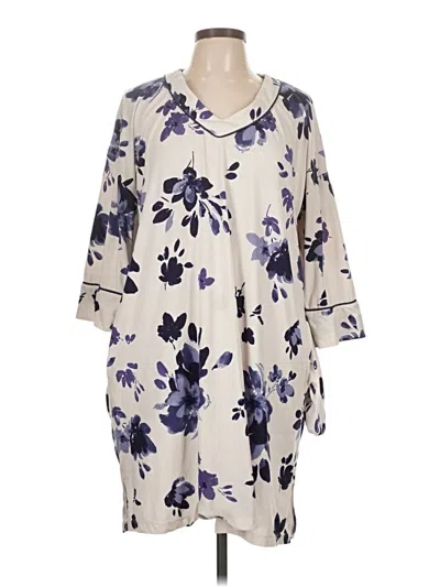 Pre-owned Simply Vera Vera Wang Casual Dress In White