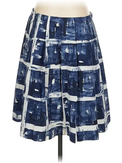 Pre-owned Simply Vera Vera Wang Casual Skirt In Blue