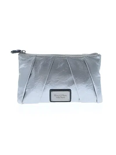 Pre-owned Simply Vera Vera Wang Clutch In Silver