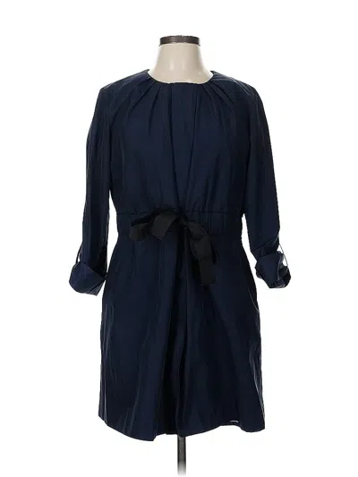 Pre-owned Simply Vera Vera Wang Coat In Blue