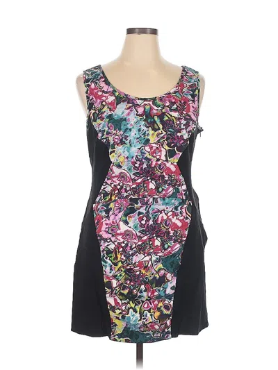 Pre-owned Simply Vera Vera Wang Cocktail Dress In Black
