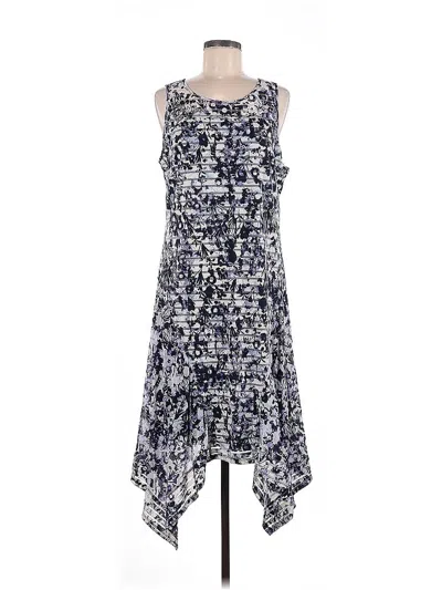 Pre-owned Simply Vera Vera Wang Cocktail Dress In Blue