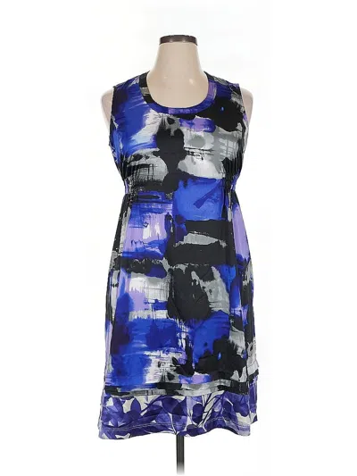 Pre-owned Simply Vera Vera Wang Cocktail Dress In Blue
