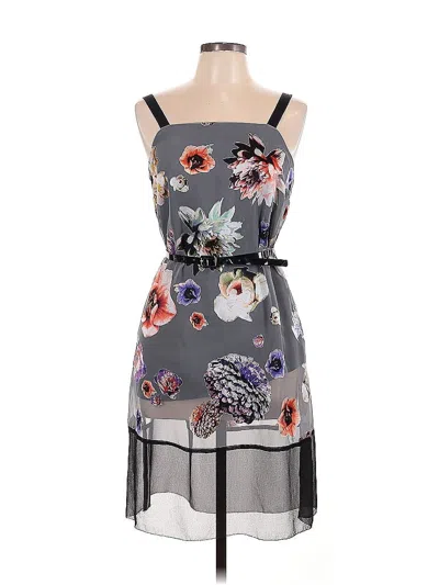 Pre-owned Simply Vera Vera Wang Cocktail Dress In Gray