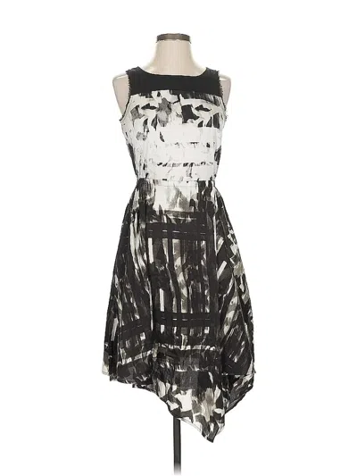 Pre-owned Simply Vera Vera Wang Cocktail Dress In Gray