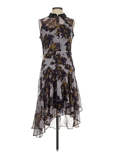 Pre-owned Simply Vera Vera Wang Cocktail Dress In Gray