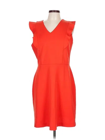 Pre-owned Simply Vera Vera Wang Cocktail Dress In Orange