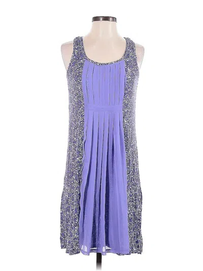 Pre-owned Simply Vera Vera Wang Cocktail Dress In Purple