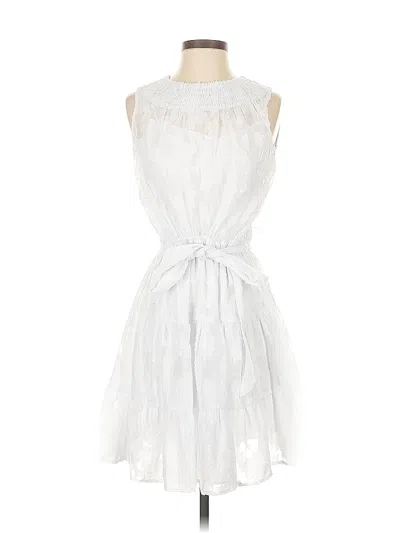 Pre-owned Simply Vera Vera Wang Cocktail Dress In White
