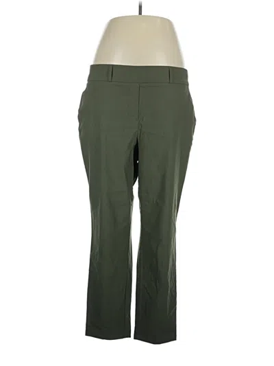 Pre-owned Simply Vera Vera Wang Dress Pants In Green