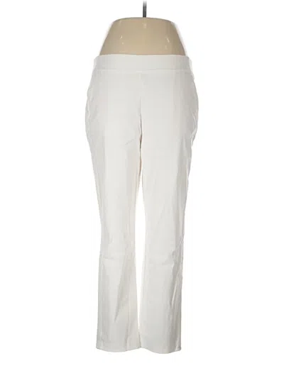 Pre-owned Simply Vera Vera Wang Dress Pants In Ivory